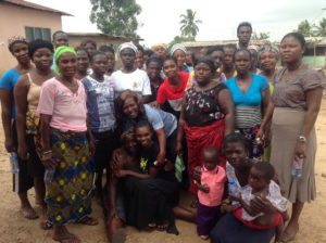 Women from ECASARD women's group. West Africa.