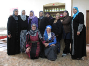 Group photo of women's cooperative, Palestine.