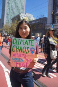 Climate chaos affects women the most.