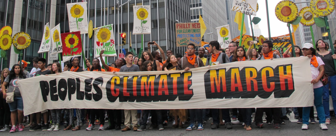 Peoples Climate March in NYC.