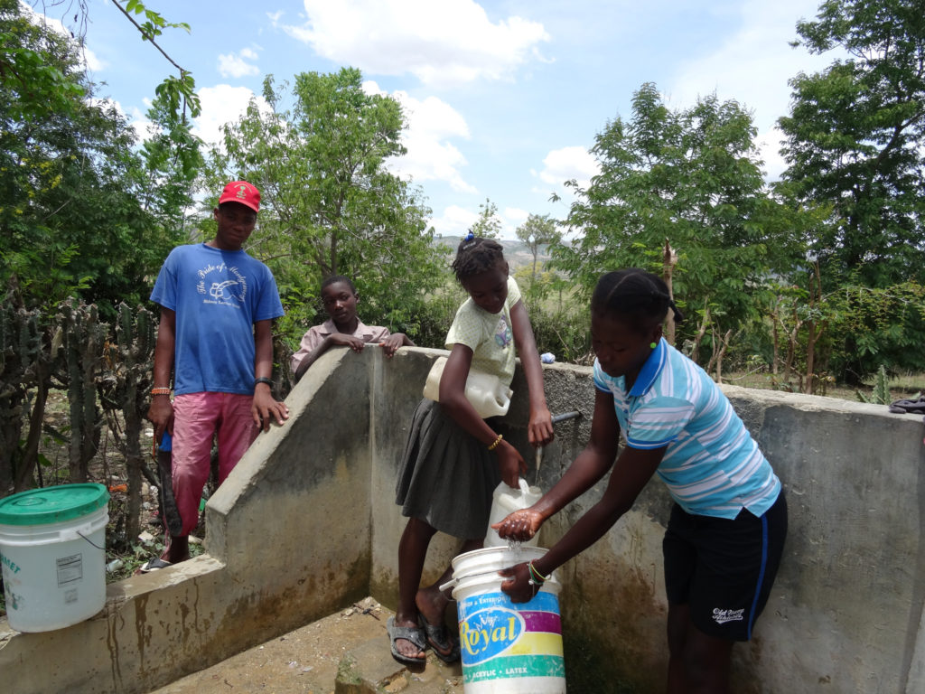 MPP water spigot, Haiti.